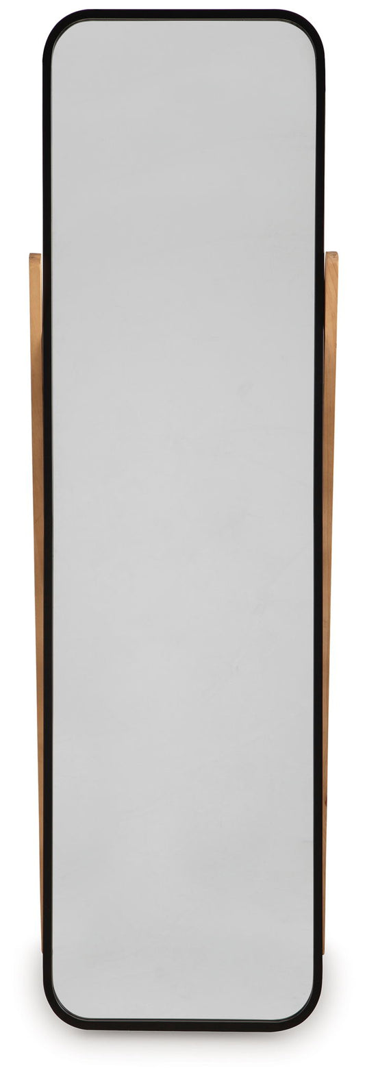 Bronick - Floor Mirror - Black / Brown
