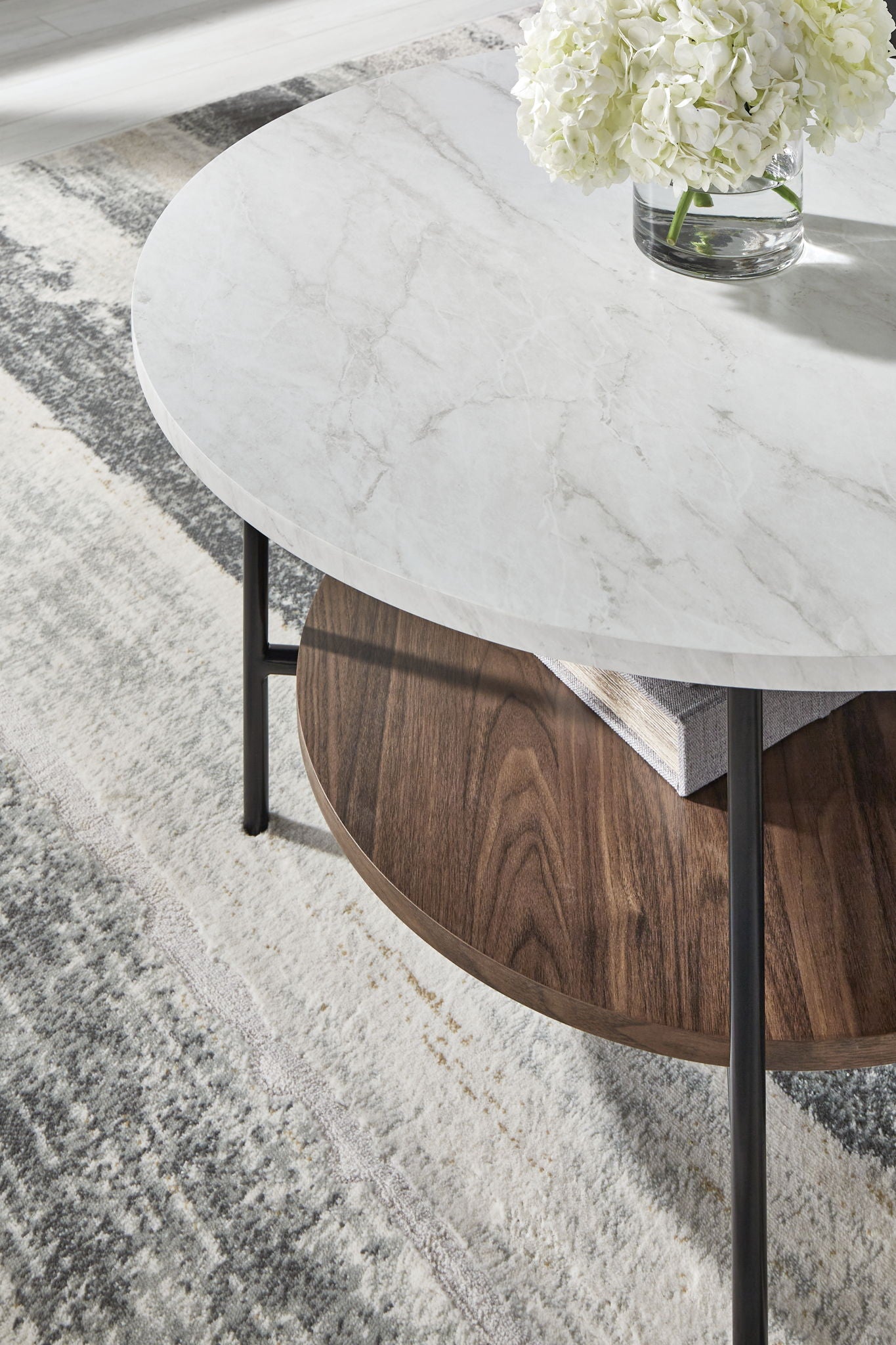 Wrenwich - Occasional Table Set (Set of 3) - Brown / Black / White