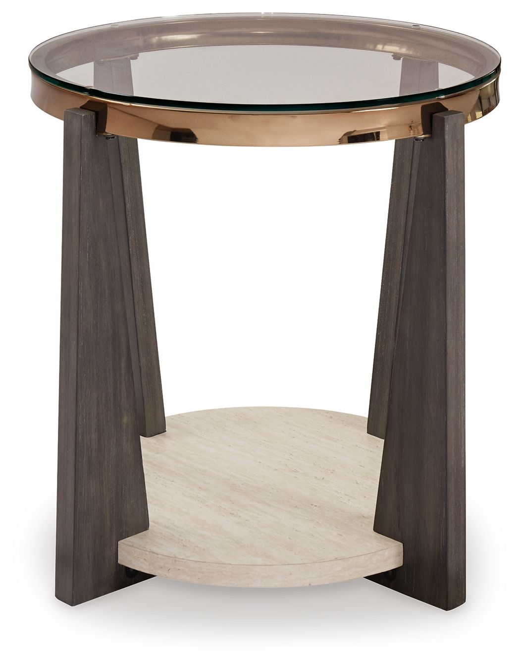 Frazwa - Round End Table - Multi