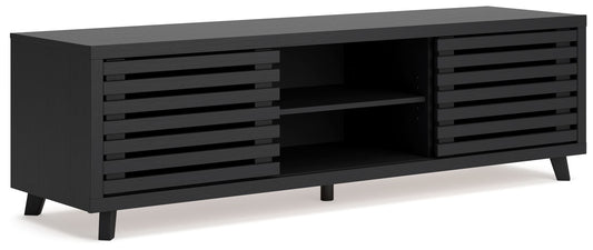 Danziar - Extra Large TV Stand - Black