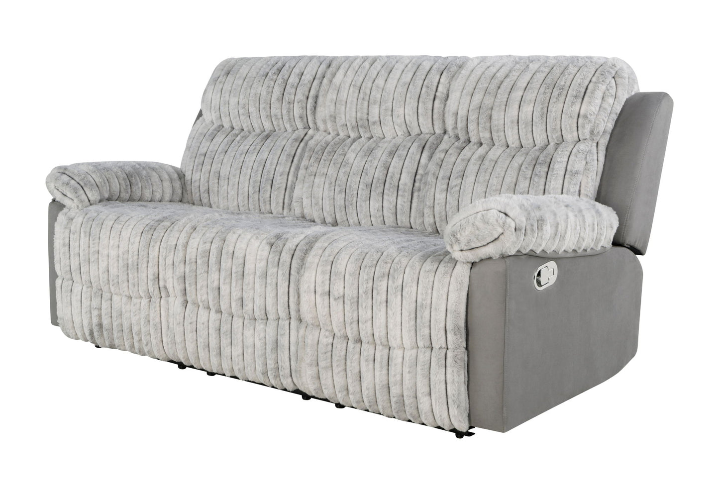 Global 80" Reclining Sofa - Gray