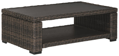 Grasson Lane - Rectangular Cocktail Table - Brown