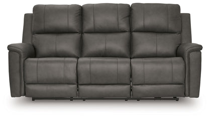 Bleckley - Power Reclining Sofa With Adjustable Headrest - Anchor