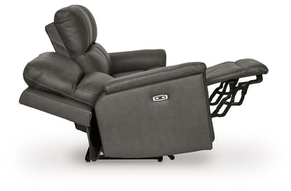 Bleckley - Power Reclining Sofa With Adjustable Headrest - Anchor