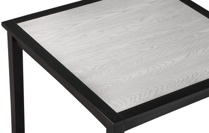 Salvador - 5 Piece Counter Height Set - Charcoal / White