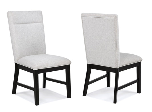 Sebastian - Side Chair (Set of 2) - Black / Gray
